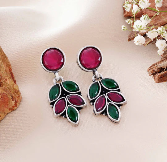 Stud Dangler Earrings